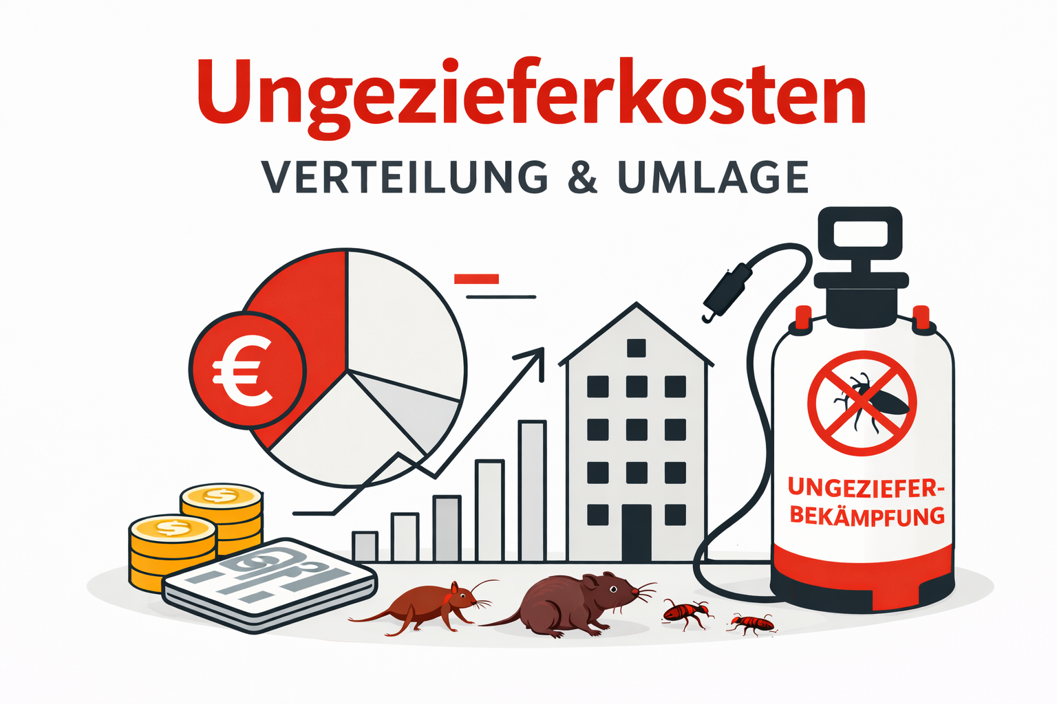 Ungezieferbekämpfung — wann darf der Vermieter die Kosten umlegen? — Nebenkosten & Betriebskosten | WohnMeta